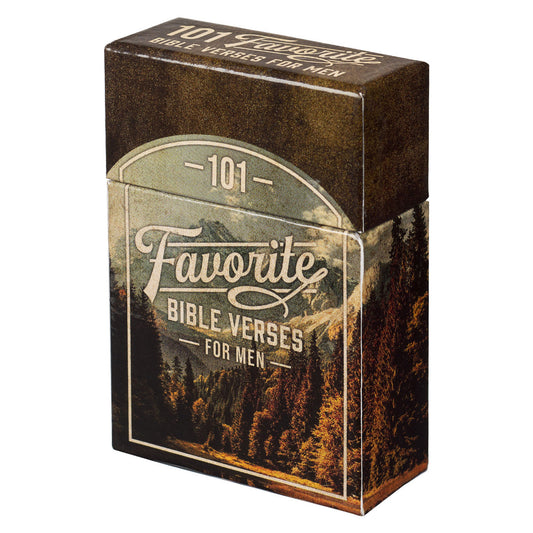 101 Favorite Bible Verses For Men Boxed Cards