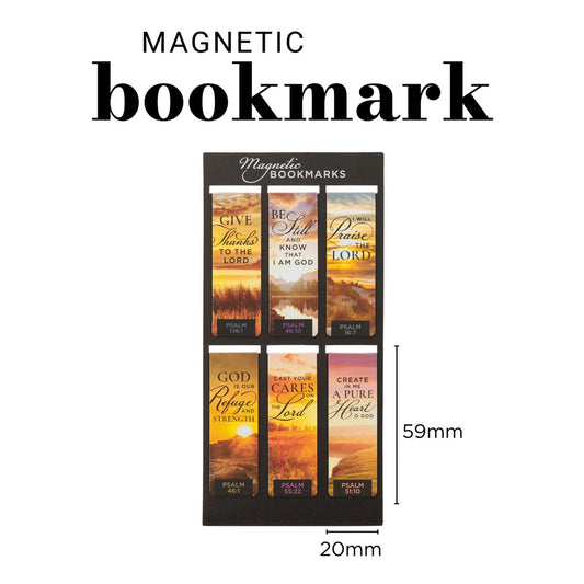 Scenic Six-Piece Magnetic Bookmark Set