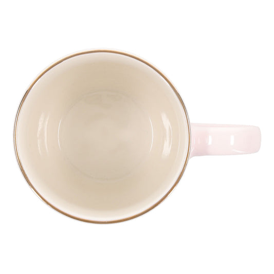 Peace on Earth Light Pink Ceramic Mug