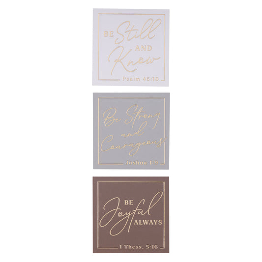 Be Strong and Courageous Three-Piece Magnetic Set