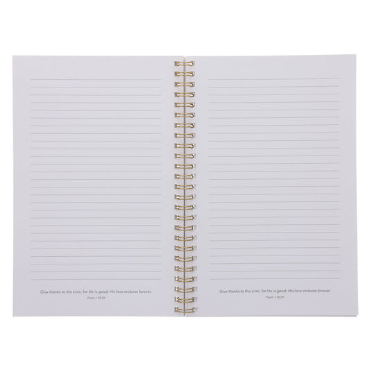 Those Who Trust in the Lord Will Renew Their Strength Wirebound Notebook with PVC Cover
