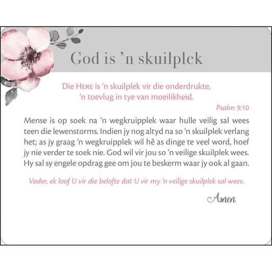 Vreugde In Sy Teenwoordigheid Afrikaans Cards In Tin