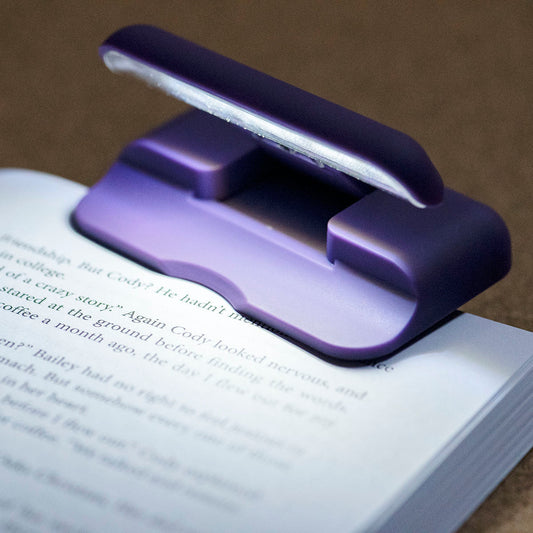 I Read Past My Bedtime Purple Book Light