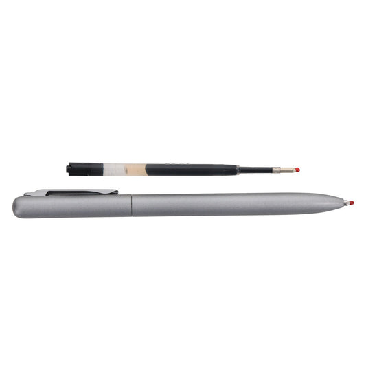 Bolton Twist-Action Silver Pen With Pen Refill In Acrylic Gift Box
