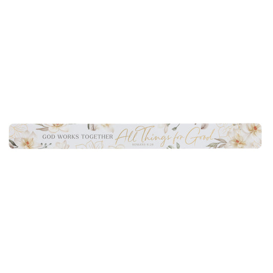 God Works Together All Things for Good Large Magnetic Strip