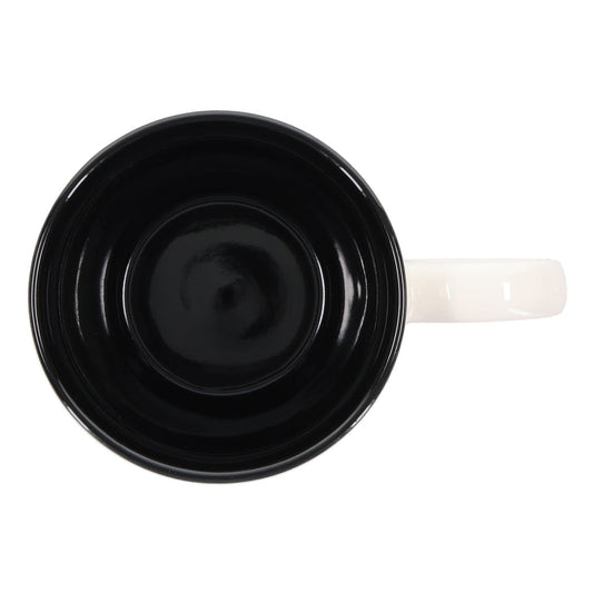 Trust the Lord and His Mighty Power Ceramic Mug with Black Interior