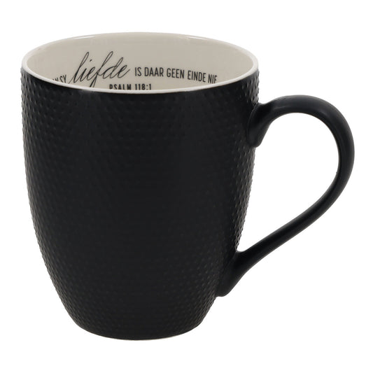 Aan Sy Liefde Is Daar Geen Einde Nie Afrikaans Ceramic Mug