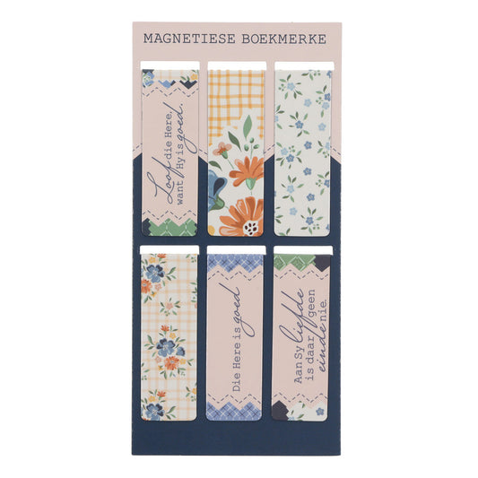 Plaaslappie Afrikaans Six-Piece Magnetic Bookmark Set