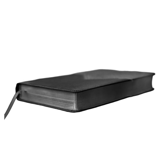 NIV Black / Gray Imitation Leather Premium Gift Bible Red Letter Comfort Print