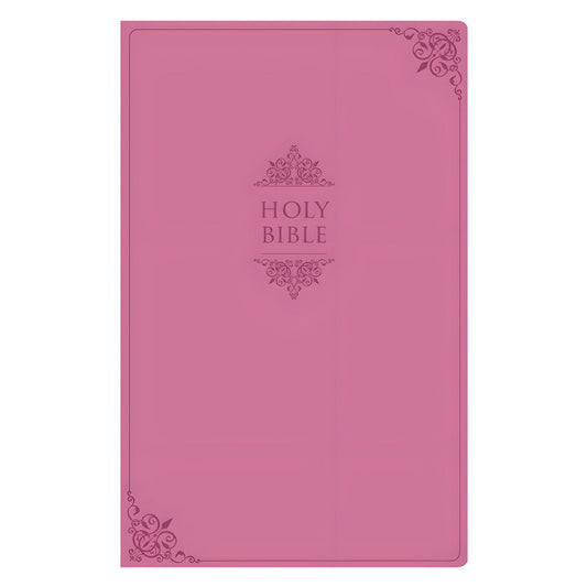NIV Value Thinline Bible Large Print Pink (Comfort Print)(Imitation Leather)