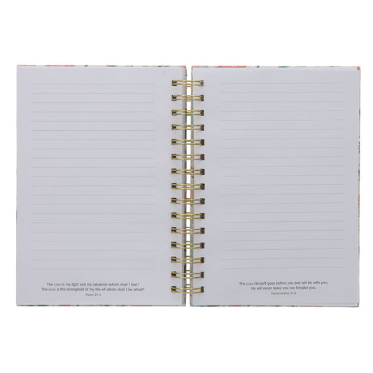 Be Still and Know Roses Hardcover Wirebound Journal