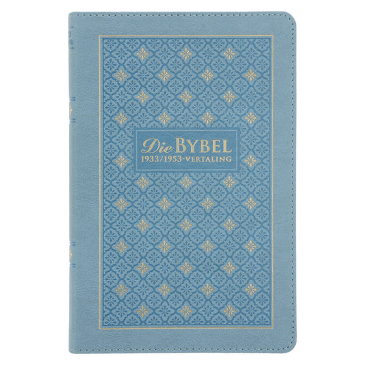 Afrikaans 1933/1953 Vertaling Ligblou Kunsleer Bybel