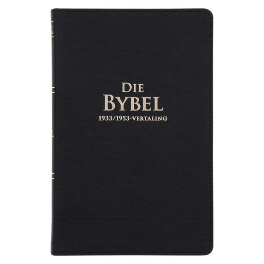 Afrikaans 1933/1953 Vertaling Swart Kunsleer Bybel