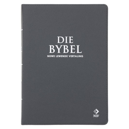 NLV Steenkool Egte Leer Grootdruk Bybel