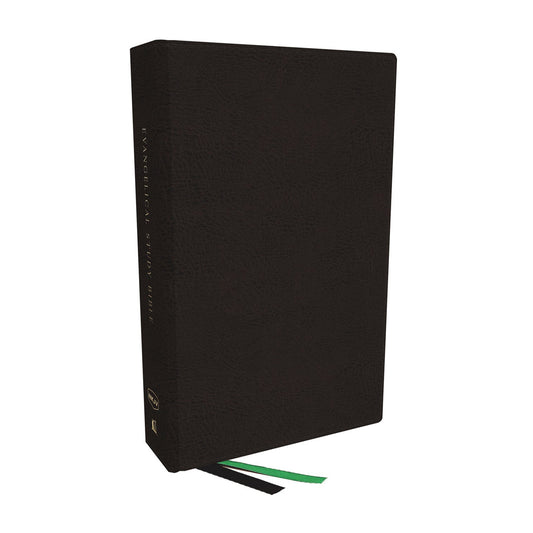 NKJV Evangelical Study Bible Black Comfort Print (Imitation Leather)