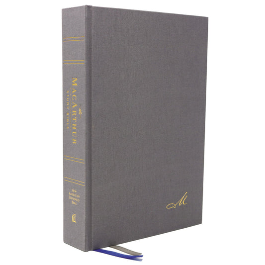 NASB MacArthur Study Bible 2nd Edition Gray (Comfort Print)(Hardcover)