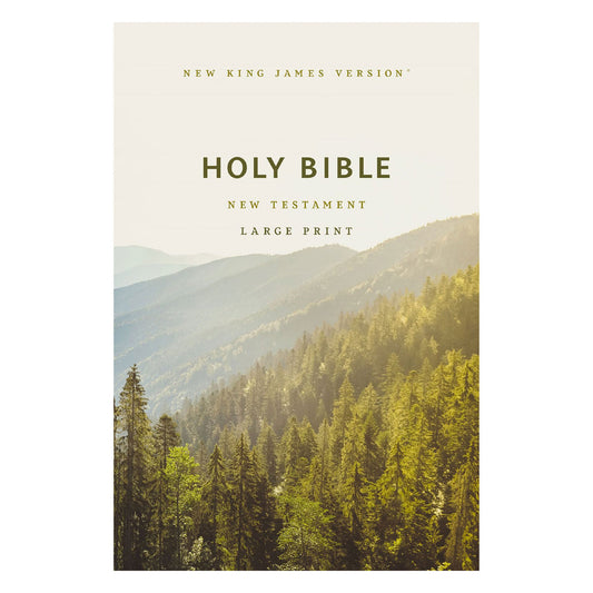 NKJV Scenic Paperback Outreach New Testament Bible Large Comfort Print