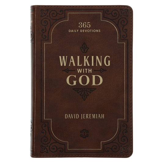 Walking With God: 365 Daily Devotions (Faux Leather)
