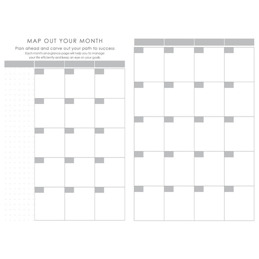 Baxter Undated Planner Aqua (Durable Synthetic Fibre Flexcover)
