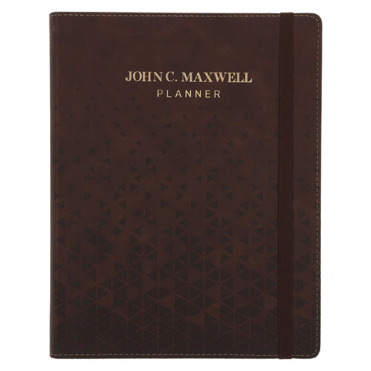 John C. Maxwell Undated Planner Brown (Imitation Leather)
