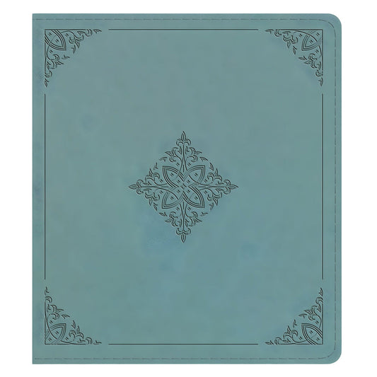 ESV Paris Sky Fleur-de-lis Design Hardcover Imitation Leather Journaling Study Bible