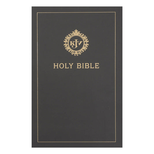 KJV Black Paperback Outreach Bible