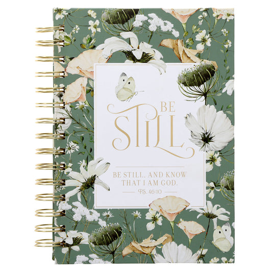 Be Still Hardcover Wirebound Journal