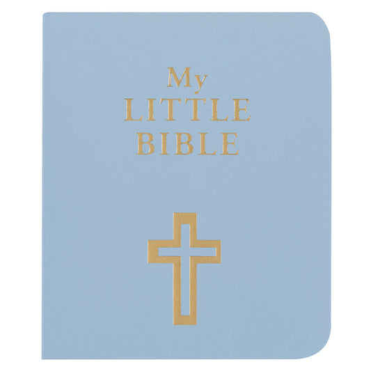 My Little Bible Baby Blue (Faux Leather)