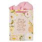 She Is Clothed with Strength and Dignity Portrait Gift Bag with Gift Tag