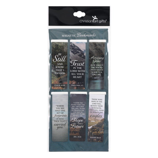 Traditional Six-Piece Magnetic Bookmark Set
