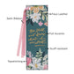 Be Still and Know That I Am God Teal Faux Leather Bookmark