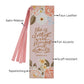 She Is Clothed with Strength and Dignity Pink Faux Leather Bookmark
