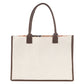 Be Strong and Courageous Cream Canvas Tote Bag