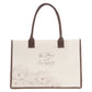 Be Strong and Courageous Cream Canvas Tote Bag
