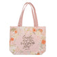 Consider How the Wildflowers Grow Canvas Tote Bag