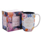 A Sweet Friendship Refreshes the Soul Painted Floral Ceramic Mug