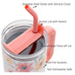Teachers Plant Seeds That Grow Forever Large Stainless Steel Mug with Handle and Straw