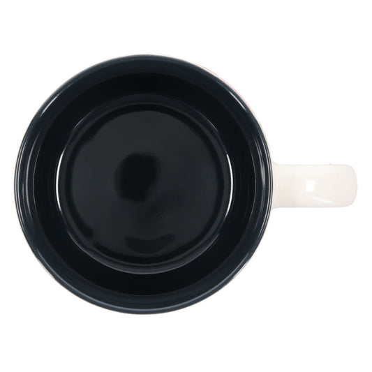 Be Still and Know That I Am God White Ceramic Mug with Navy Interior