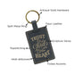 Trust in the Lord with All Your Heart Faux Leather Key Ring