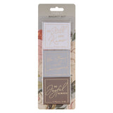 Be Strong and Courageous Three-Piece Magnetic Set