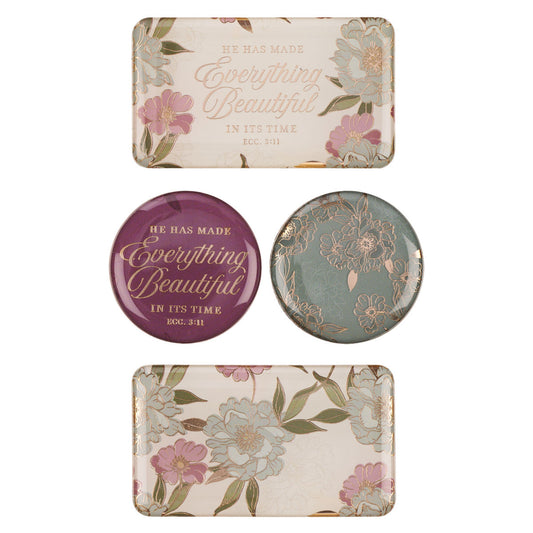 He Has Made Everything Beautiful in Its Time Four-Piece Magnetic Set