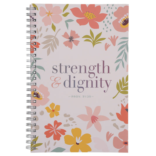Strength and Dignity Wirebound Notebook