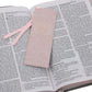 May the Lord Bless You and Keep You Pink Faux Leather Bookmark