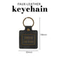 Trust in the Lord Faux Leather Keychain