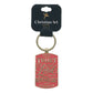Those Who Trust in the Lord Will Renew Their Strength Metal Keychain