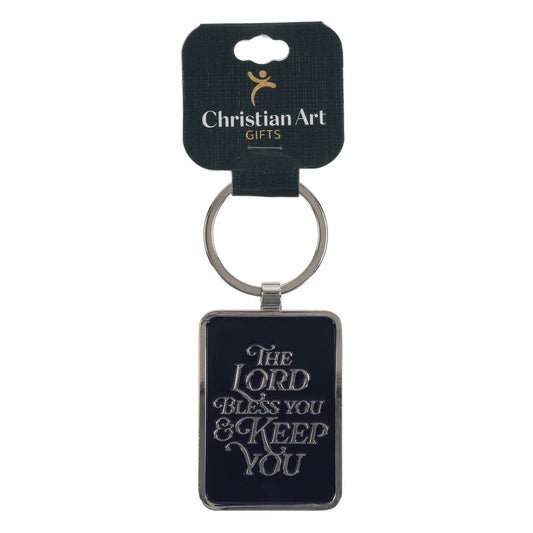 The Lord Bless You and Keep You Metal Keychain