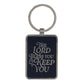 The Lord Bless You and Keep You Metal Keychain