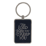 The Lord Bless You and Keep You Metal Keychain