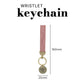 Trust in the Lord Faux Leather Wristlet Keychain with Charm