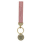 Trust in the Lord Faux Leather Wristlet Keychain with Charm